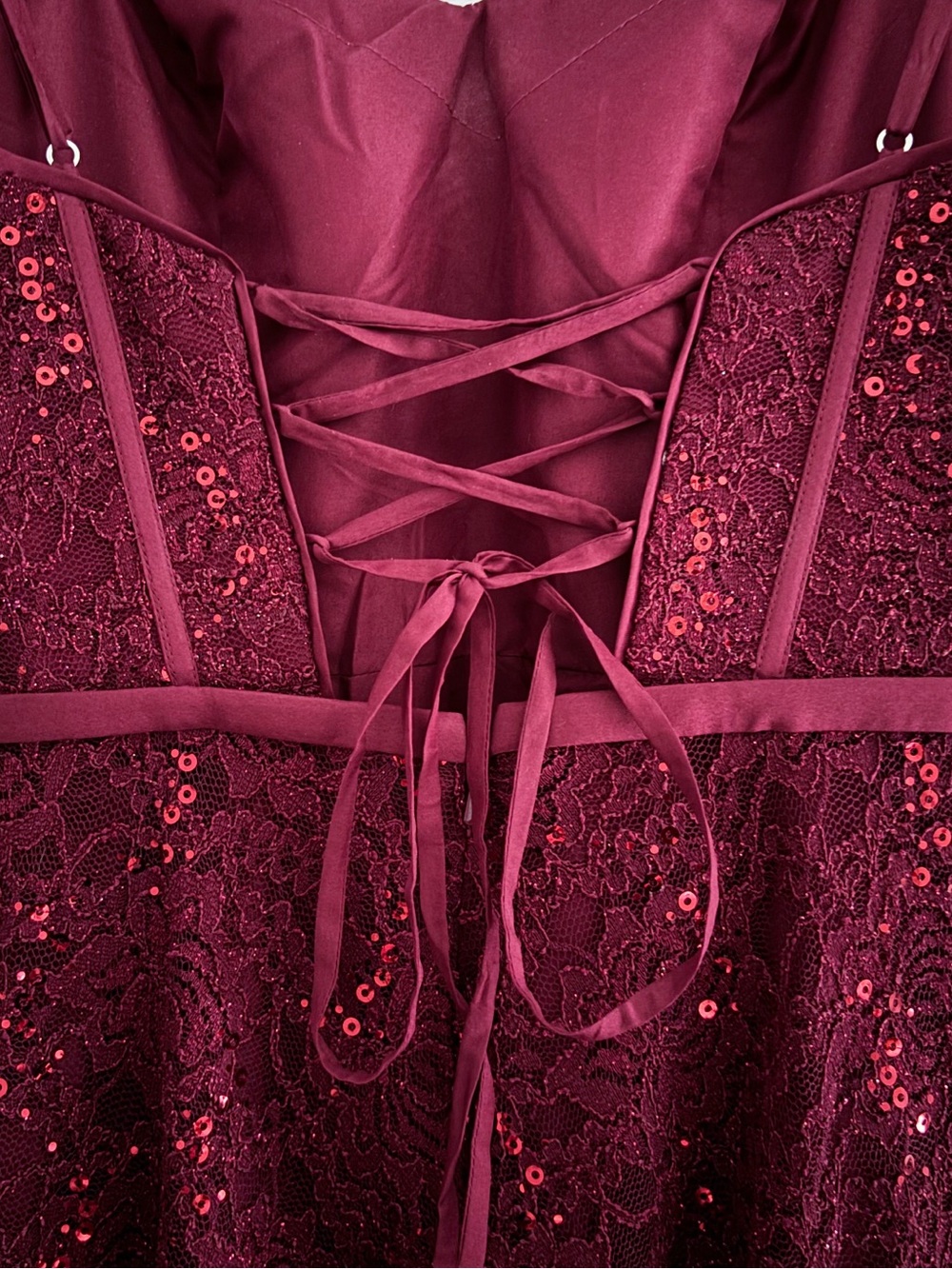 Jules & Cleo sparkle lace evening gown - Picture 10 of 14